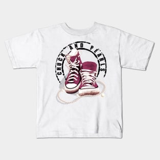 Chuck and Pearls Kids T-Shirt